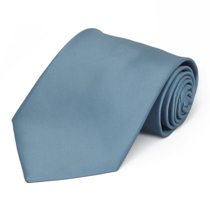 tiemart Premium Solid Color Necktie (Serene) - Image 1